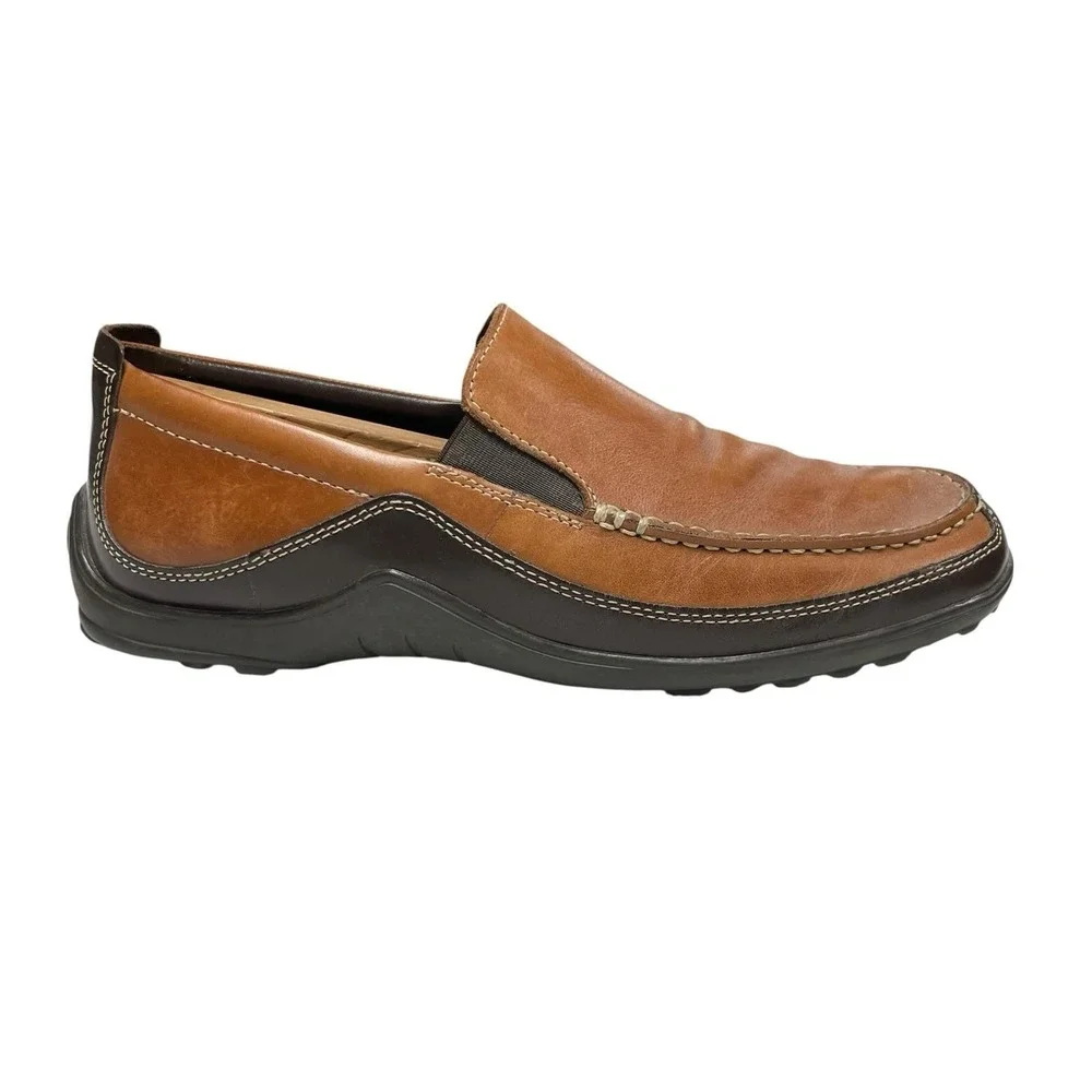Cole Haan Men's Size 9 Leather‎ Driving Loafer Tan Dress Shoes